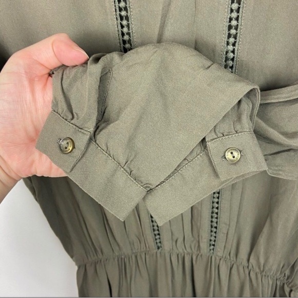 Anine Bing Olive Green Mini Dress - Picture 6 of 9